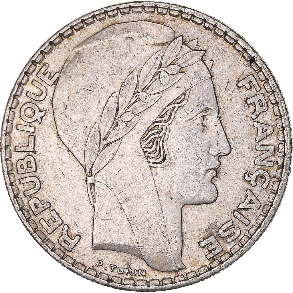 Moneta, Francia, Turin, 20 Francs, 1938, Paris, BB, Argento, KM:879, Gadoury:852