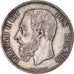 Moneta, Belgio, Leopold II, 5 Francs, 5 Frank, 1871, MB+, Argento, KM:24