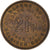 Coin, Belgian Congo, Régence Prince Charles, 2 Francs, 1947, AU(50-53), Brass