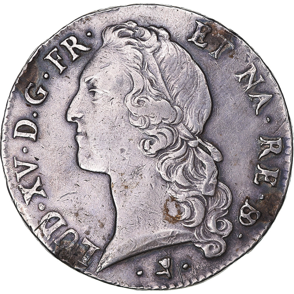 Monnaie, France, Louis XV, Écu de Béarn au bandeau, 1769, Pau, TTB+, Argent