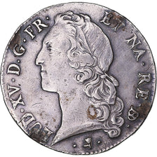 Monnaie, France, Louis XV, Écu de Béarn au bandeau, 1769, Pau, TTB+, Argent