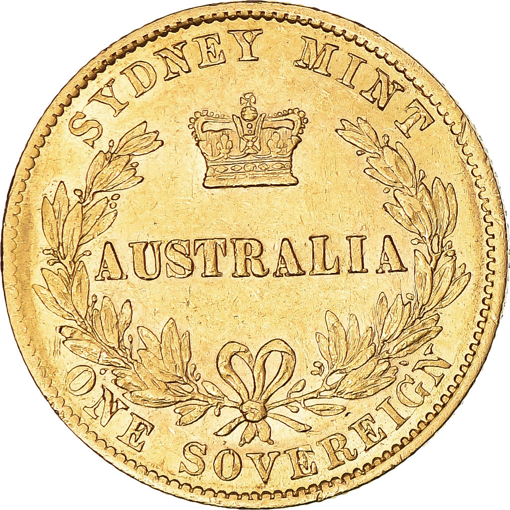 Coin, Australia, Victoria, Sovereign, 1870, Sydney, AU(50-53), Gold, KM:4