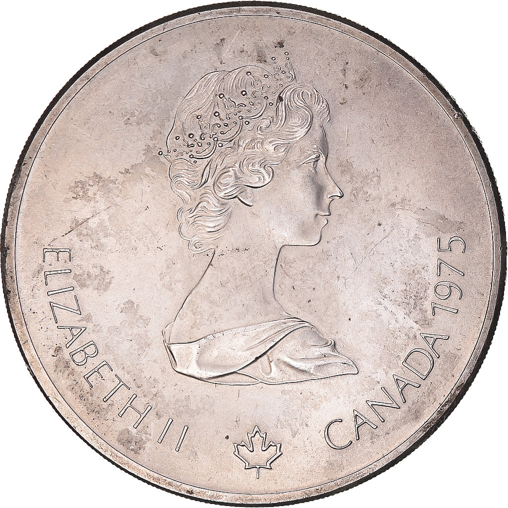 Moneta, Canada, Elizabeth II, 10 Dollars, 1975, Royal Canadian Mint, Ottawa