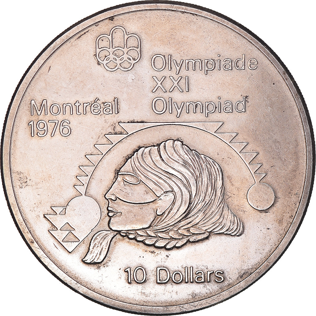 Moneta, Canada, Elizabeth II, 10 Dollars, 1975, Royal Canadian Mint, Ottawa