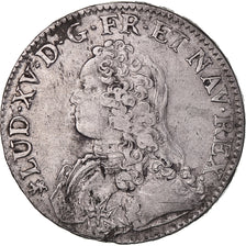 Monnaie, France, Louis XV, Ecu aux branches d'olivier, 1732, Nantes, TB+
