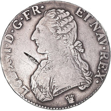 Coin, France, Louis XVI, Ecu aux branches d'olivier, 1791, Limoges, VF(30-35)