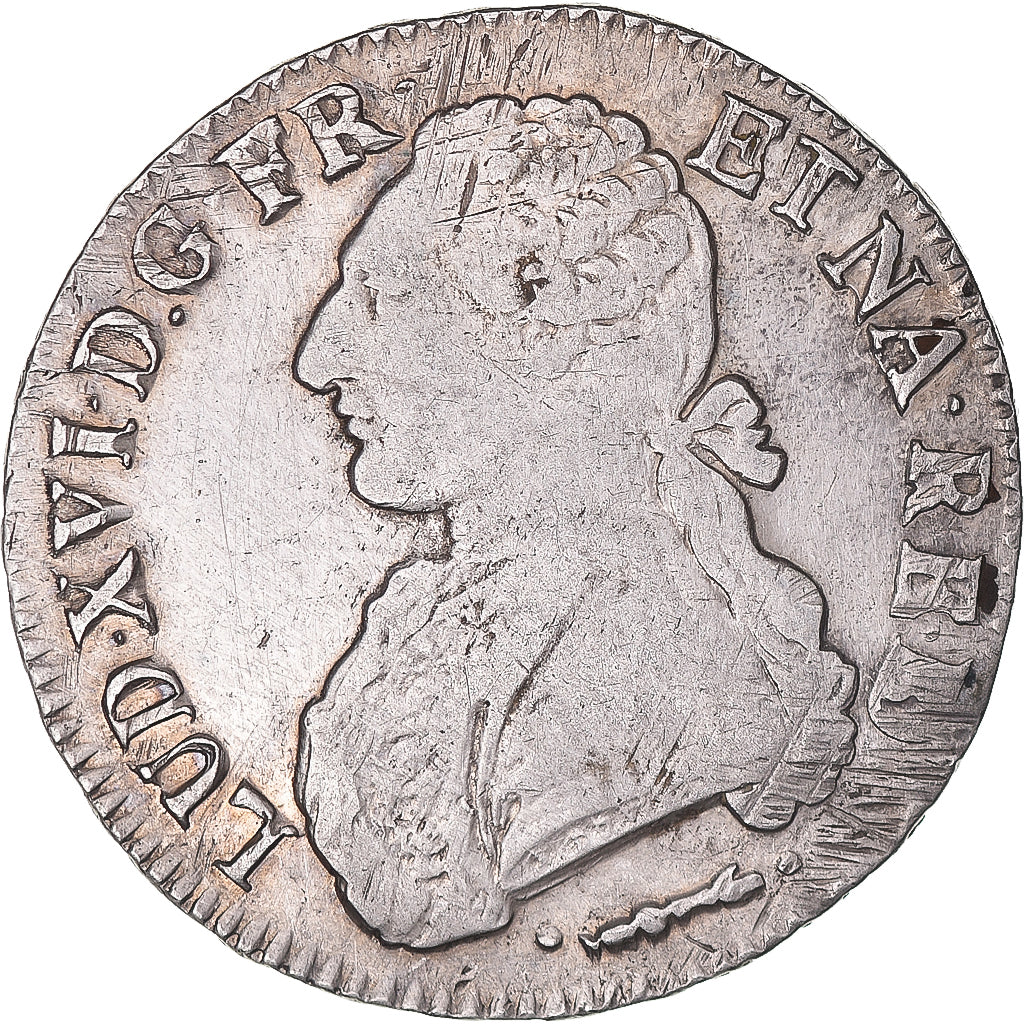 Monnaie, France, Louis XVI, Ecu aux branches d'olivier, 1779, Pau, TB+, Argent
