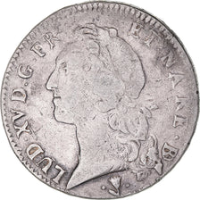 Moneta, Francja, Louis XV, Écu de Béarn au bandeau, 1754, Pau, VF(30-35)