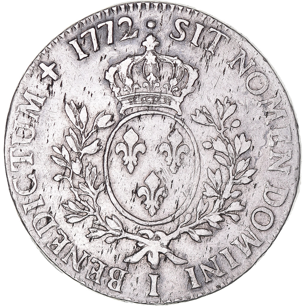 Moeda, França, Louis XV, Écu à la vieille tête, 1772, Limoges, VF(30-35)