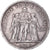 Moeda, França, Hercule, 5 Francs, 1870, Paris, Rara, EF(40-45), Prata