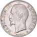 Munten, Frankrijk, Napoleon III, 5 Francs, 1855, Strasbourg, Rare, ZF+, Zilver