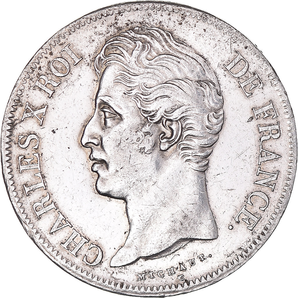 Monnaie, France, Charles X, 5 Francs, 1828, Paris, TTB+, Argent, KM:728.1