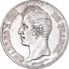 Monnaie, France, Charles X, 5 Francs, 1828, Paris, TTB+, Argent, KM:728.1