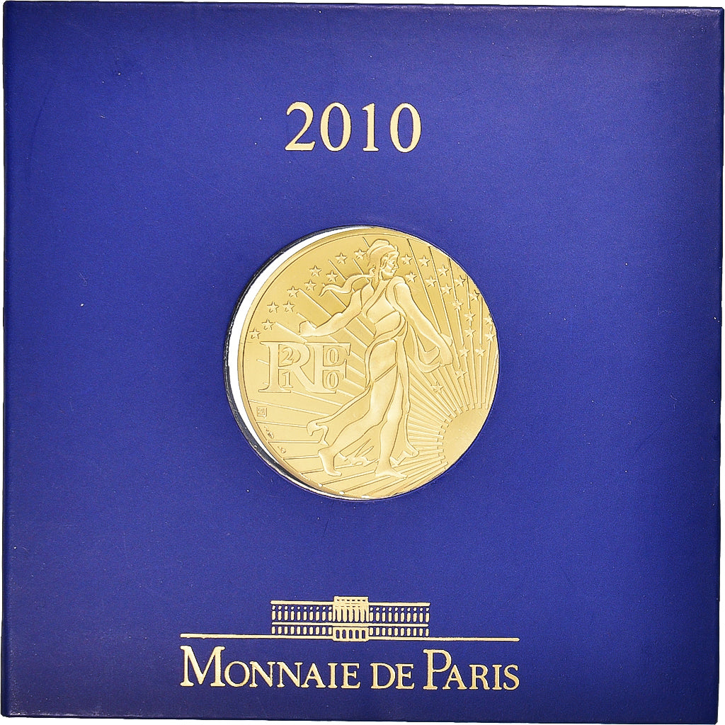 France, Monnaie de Paris, 500 Euro, 2010, Paris, Proof, MS(65-70), Gold