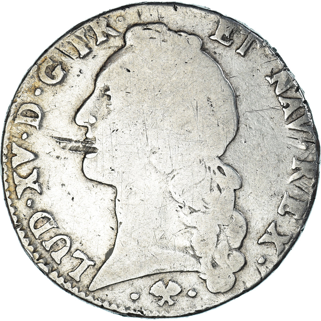 Moneta, Francia, Louis XV, Écu au bandeau, 1764, MB, Argento, Gadoury:322
