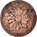 Coin, Uruguay, 40 Centesimos, 1857, Lyon, France, F(12-15), Copper, KM:10