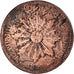 Moneda, Uruguay, 40 Centesimos, 1857, Lyon, France, BC, Cobre, KM:10