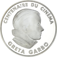 Coin, France, Greta Garbo, 100 Francs, 1995, Paris, Proof, MS(65-70), Silver