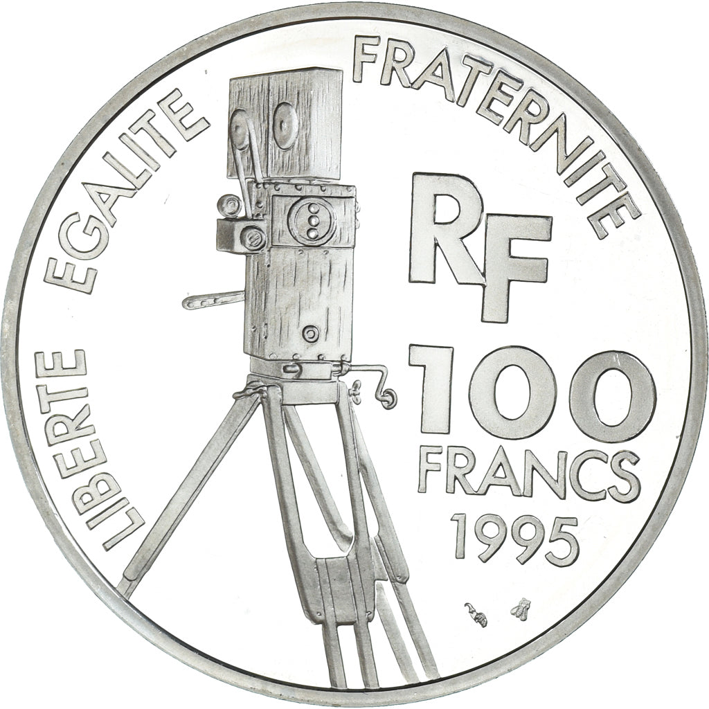 Coin, France, Romy Schneider, 100 Francs, 1995, Paris, Proof, MS(65-70), Silver