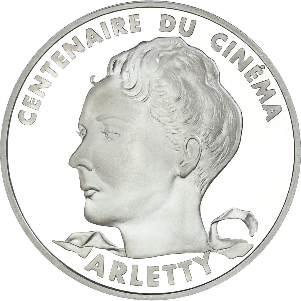 Munten, Frankrijk, Arletty, 100 Francs, 1995, Paris, Proof, FDC, Zilver
