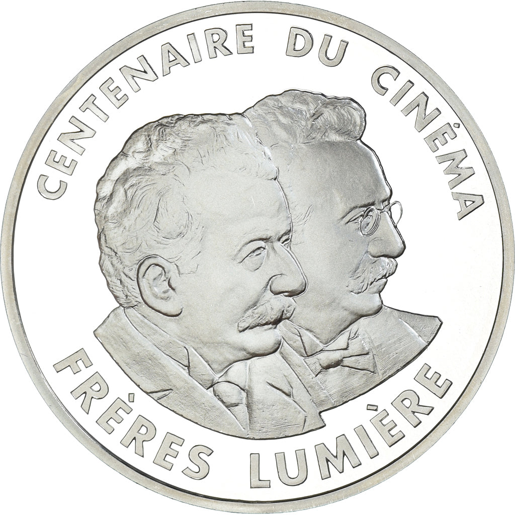 Munten, Frankrijk, Frères Lumière, 100 Francs, 1995, Paris, Proof, FDC