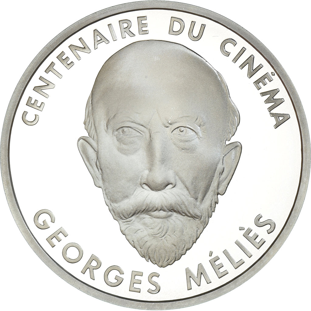 Moneta, Francja, Georges Méliès, 100 Francs, 1995, Paris, Proof, MS(65-70)