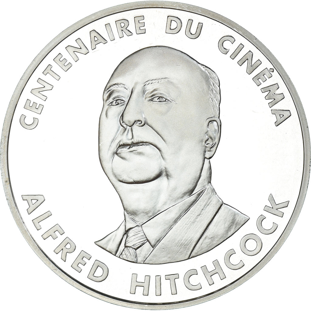 Coin, France, Alfred Hitchcock, 100 Francs, 1995, Paris, Proof, MS(65-70)