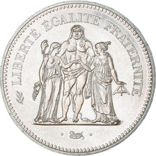 Coin, France, Hercule, 50 Francs, 1975, Paris, MS(65-70), Silver, KM:941.1