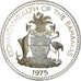 Moneta, Bahamy, Elizabeth II, 5 Dollars, 1975, Franklin Mint, U.S.A., Proof