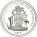 Monnaie, Bahamas, Elizabeth II, 5 Dollars, 1977, Franklin Mint, U.S.A., Proof