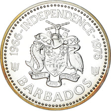 Moneta, Barbados, 10 Dollars, 1976, Franklin Mint, Proof, FDC, Argento, KM:26a
