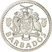 Coin, Barbados, 10 Dollars, 1975, Franklin Mint, Proof, MS(65-70), Silver