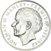 Moeda, Jamaica, Elizabeth II, 5 Dollars, 1976, Franklin Mint, USA, Proof