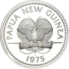 Monnaie, Papouasie-Nouvelle-Guinée, 5 Kina, 1975, Proof, FDC, Argent, KM:7a