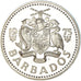 Monnaie, Barbade, 5 Dollars, 1975, Franklin Mint, Proof, FDC, Argent, KM:16a