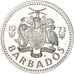 Monnaie, Barbade, 5 Dollars, 1973, Franklin Mint, Proof, FDC, Argent, KM:16a