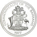 Coin, Bahamas, Elizabeth II, 2 Dollars, 1977, Franklin Mint, U.S.A., Proof