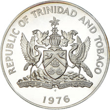 Moeda, TRINDADE E TOBAGO, 10 Dollars, 1976, Franklin Mint, Proof, MS(65-70)