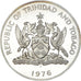 Moneta, TRINIDAD E TOBAGO, 10 Dollars, 1976, Franklin Mint, Proof, FDC, Argento