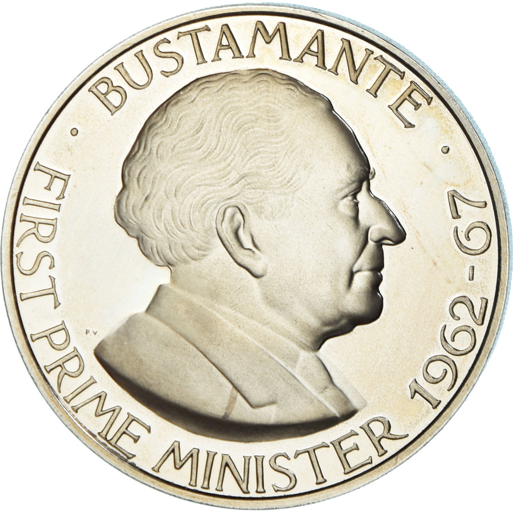 Coin, Jamaica, Elizabeth II, Dollar, 1976, Proof, MS(65-70), Copper-nickel