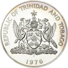 Moneda, TRINIDAD & TOBAGO, Dollar, 1976, Franklin Mint, Proof, FDC, Cobre -