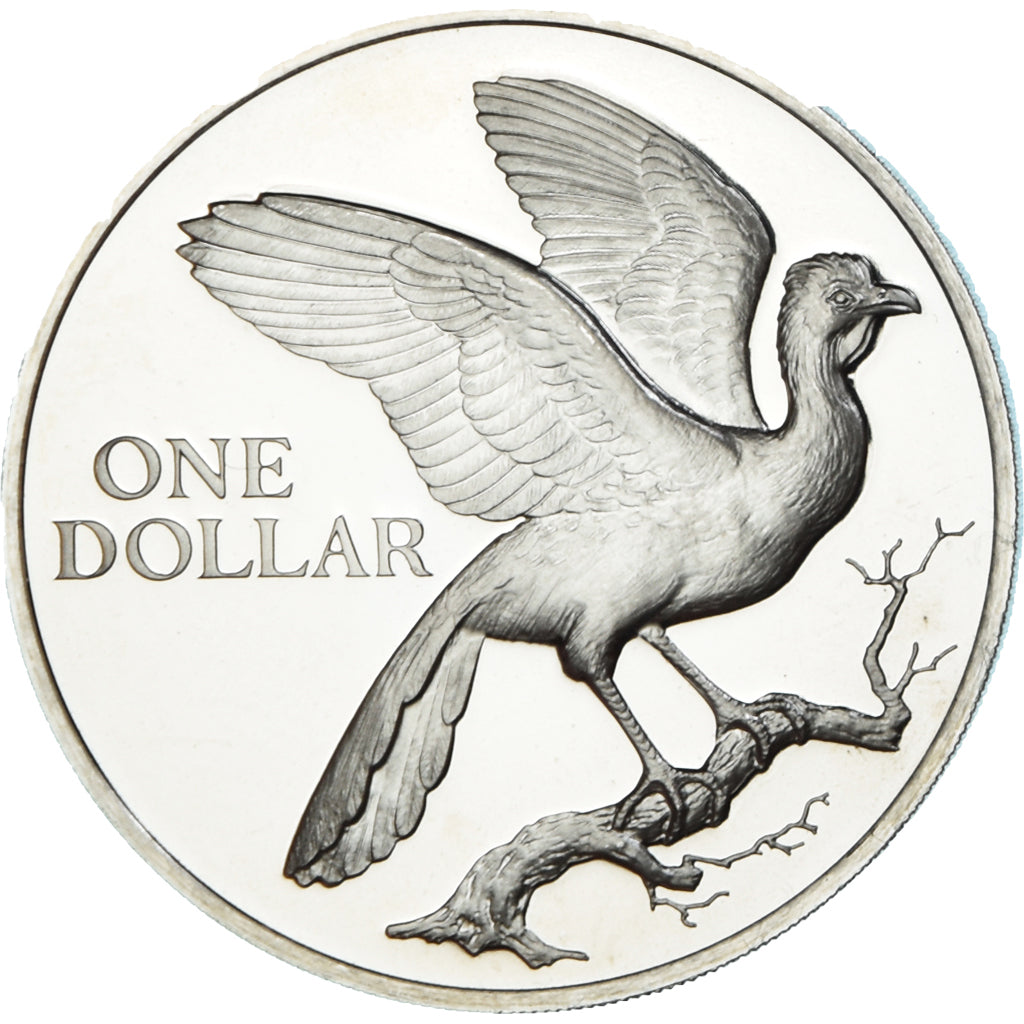 Coin, TRINIDAD & TOBAGO, Dollar, 1976, Franklin Mint, Proof, MS(65-70)