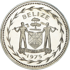 Monnaie, Belize, Dollar, 1975, Franklin Mint, Proof, FDC, Cupro-nickel, KM:43