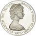 Munten, BRITSE MAAGDENEILANDEN, Elizabeth II, 50 Cents, 1975, Franklin Mint