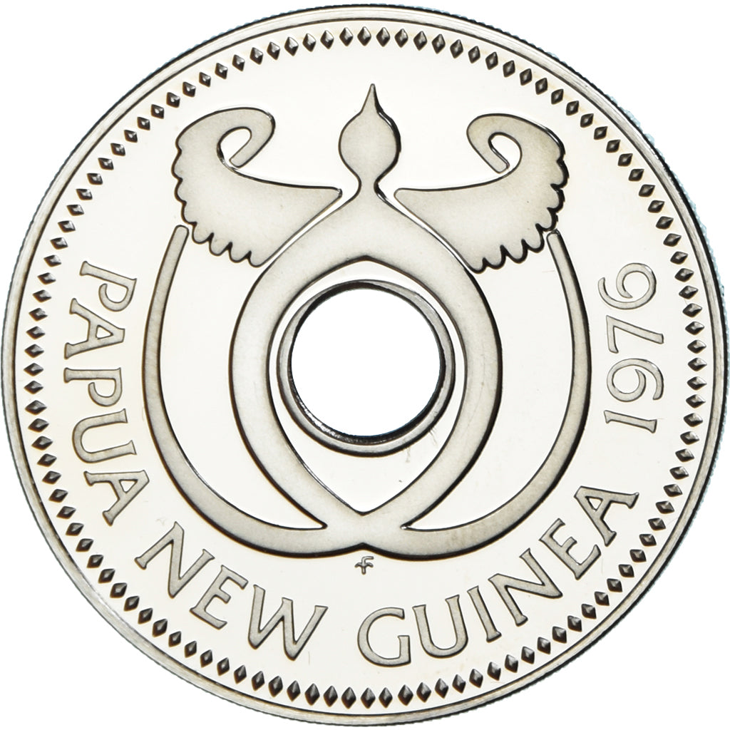 Monnaie, Papouasie-Nouvelle-Guinée, Kina, 1976, Proof, FDC, Cupro-nickel, KM:6