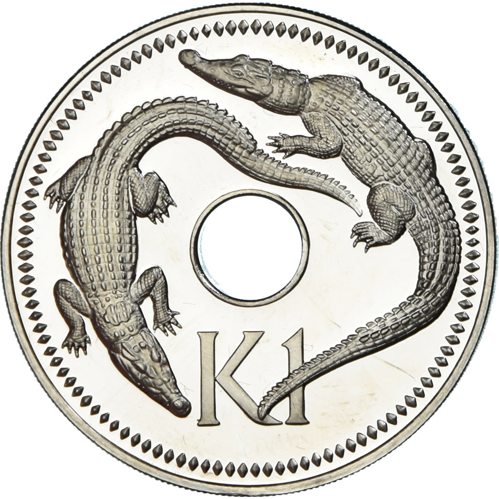 Monnaie, Papouasie-Nouvelle-Guinée, Kina, 1976, Proof, FDC, Cupro-nickel, KM:6