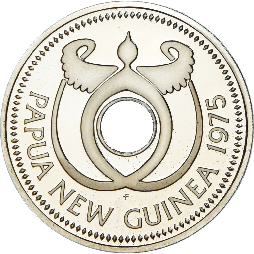 Monnaie, Papouasie-Nouvelle-Guinée, Kina, 1975, Proof, FDC, Cupro-nickel, KM:6