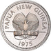 Moneta, Papua Nowa Gwinea, 20 Toea, 1975, Proof, MS(65-70), Miedź-Nikiel, KM:5