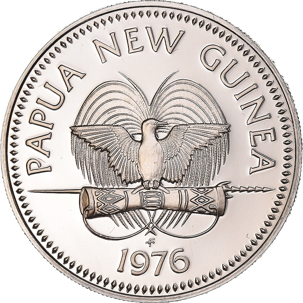 Moneta, Papua Nuova Guinea, 20 Toea, 1976, Proof, FDC, Rame-nichel, KM:5