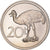 Coin, Papua New Guinea, 20 Toea, 1976, Proof, MS(65-70), Copper-nickel, KM:5